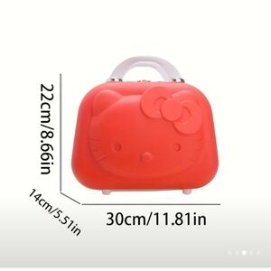 Hello Kitty Red Doll Carry Case with Bow Design